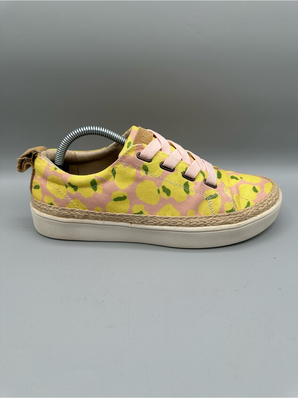 Spenco Malibu Lace Sneakers Women 7.5B Pink Lemon - Picture 3 of 11
